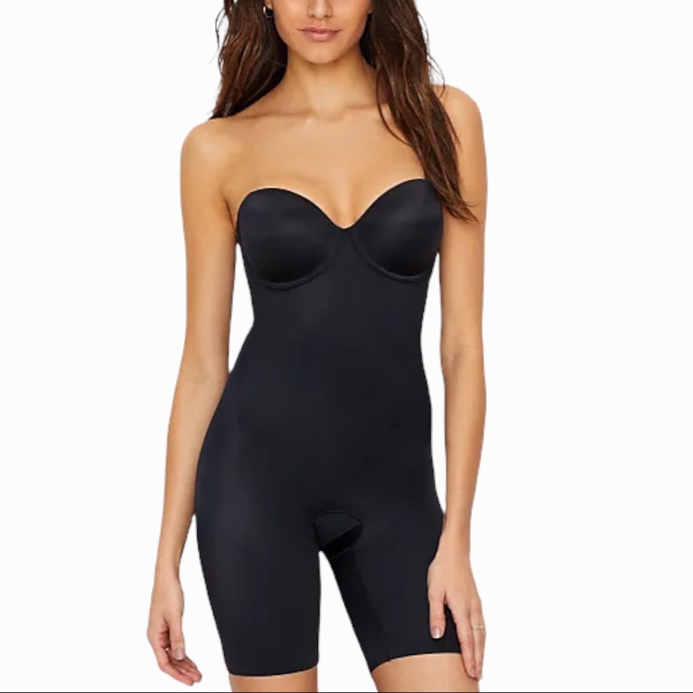 Spanx Suit Your Fancy Medium Control Strapless Bodysuit - Picture 1 of 4